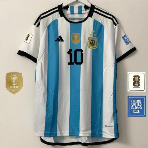 Fans issue 23/24 Argentina Home football jersey World Cup qualifiers S ...