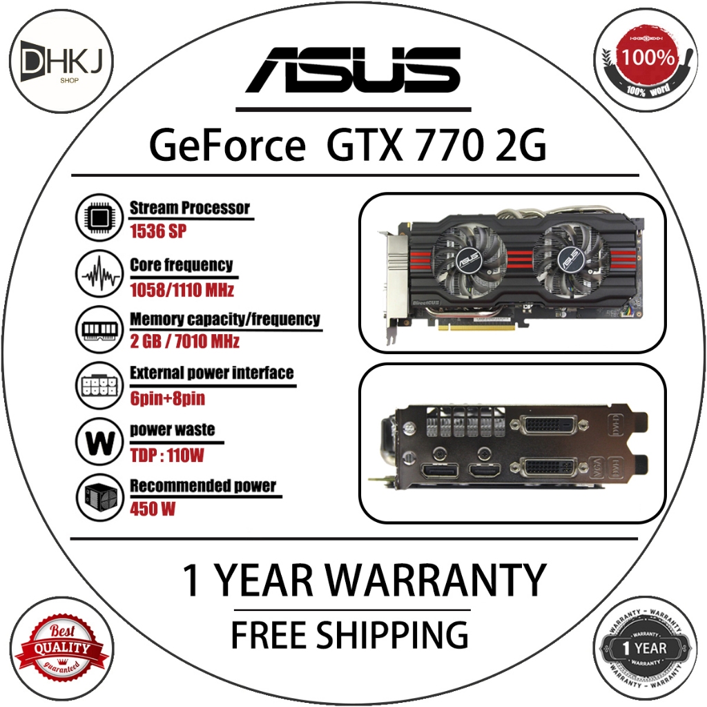 Asus gtx 770 discount 2gb