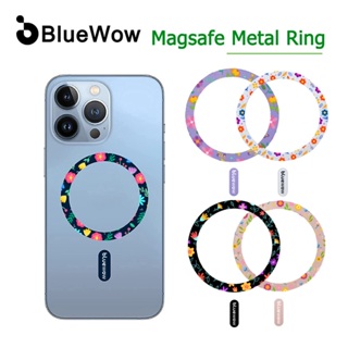 Magnetic Ring for iPhone Case Universal Magnet Sticker Compatible with  MagSafe Accessories & Wireless Charging for iPhone 15 14 13 12 11 Pro  Max,Black 