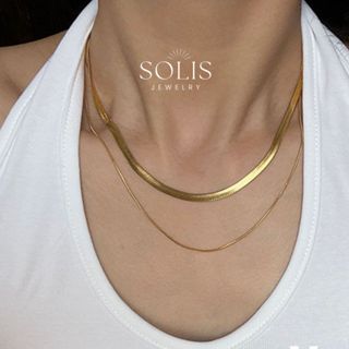 Gold on sale hairbone necklace