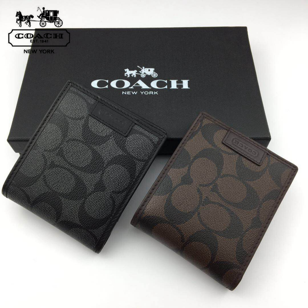 Men's authentic hot sale coach wallet