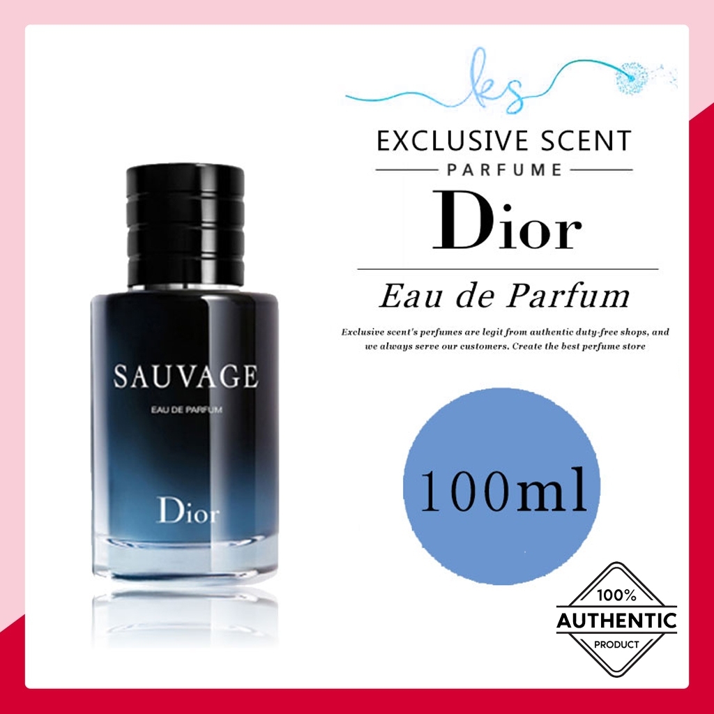 Duty-free original】DI0R Sauvage 100ml EDP Perfume Men's Perfume | Shopee  Singapore