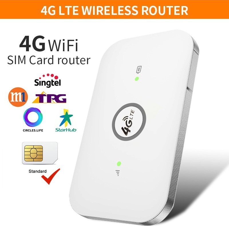 4G Wifi Modem Router Sim Card Portable Router Play&Plug MIFI 4G/3G