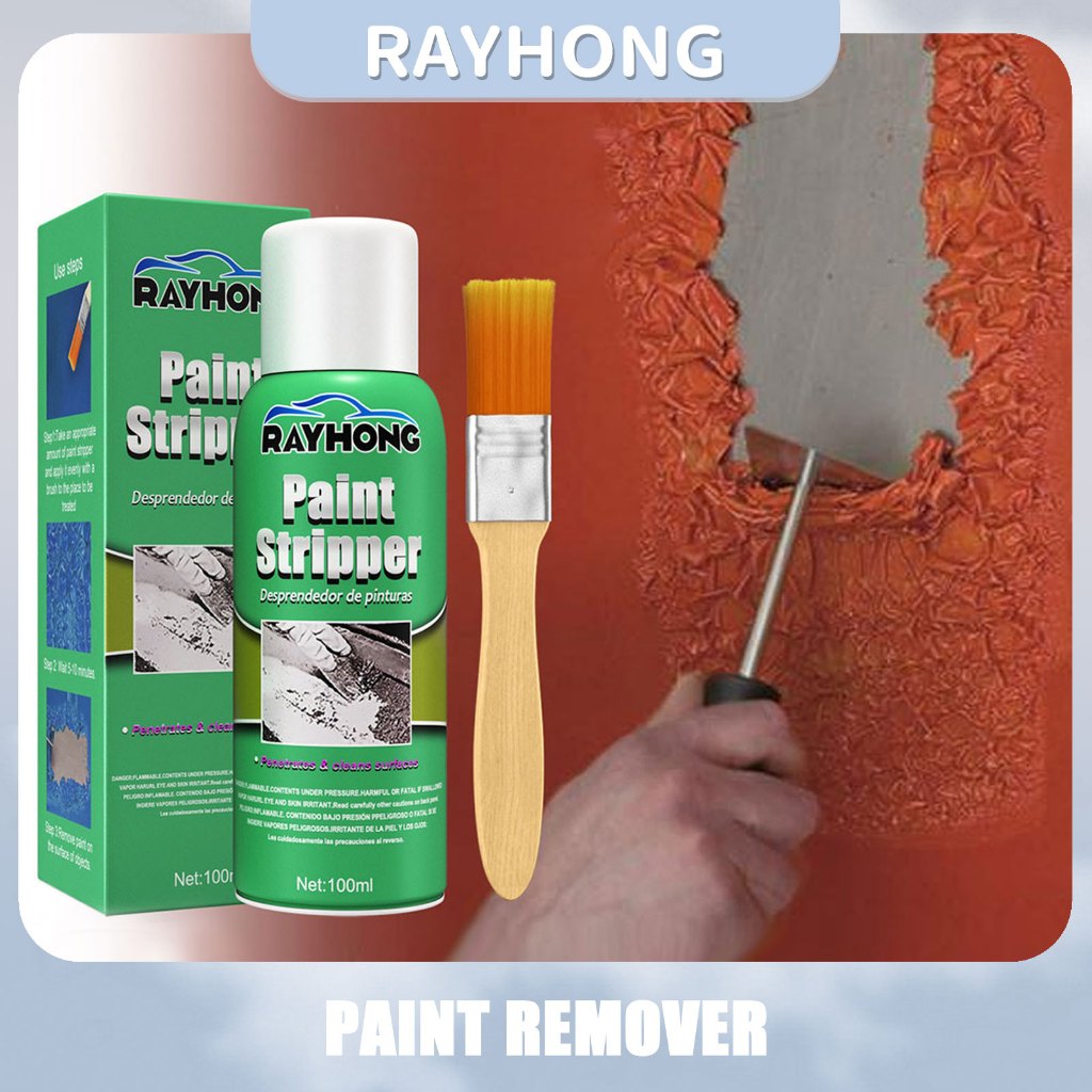 Rayhong 100ml MultiPurpose Paint Remover Spray Metal Paint Stripper