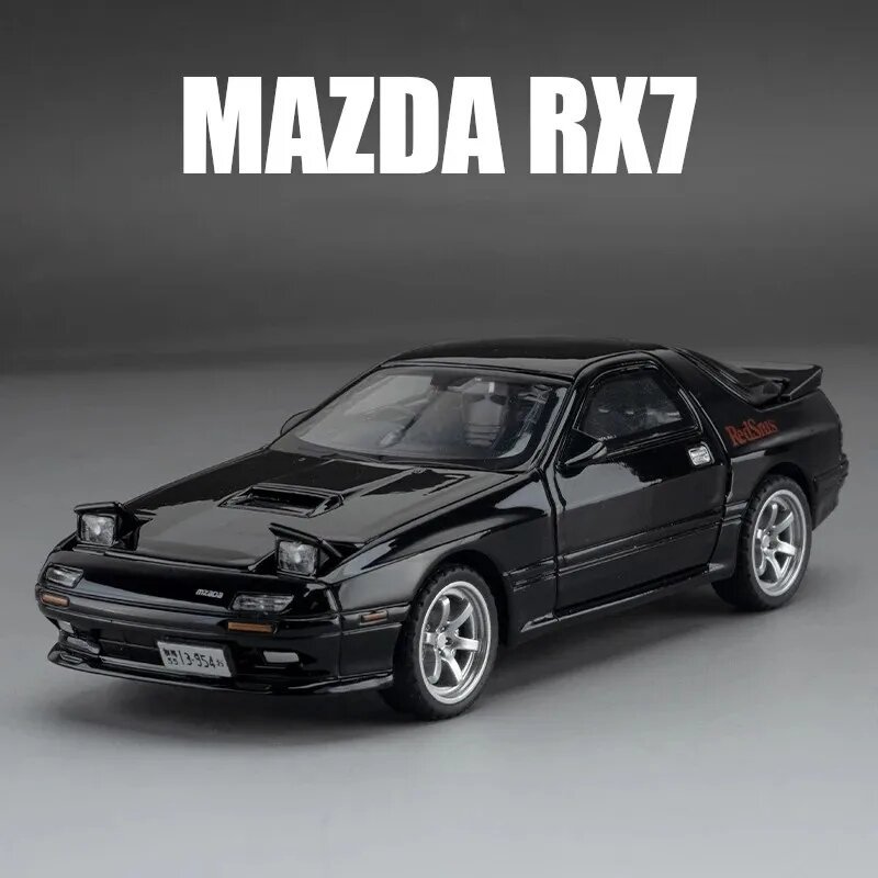 INITIAL D Diecast car 1:32 Mazda RX-7 FC JDM Coupe Car Models