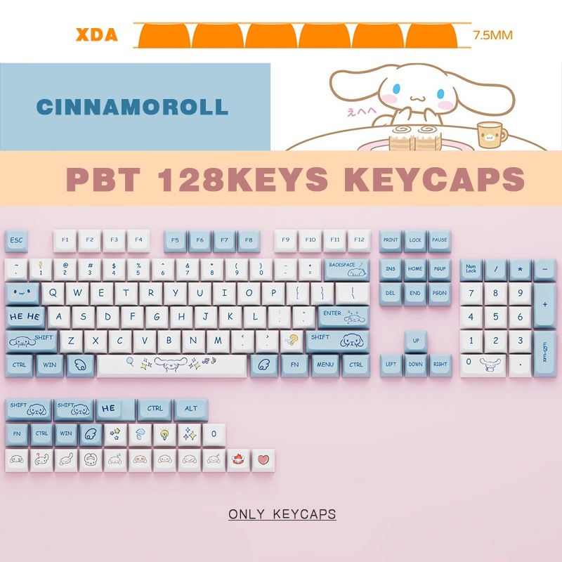 Explore Planet Keycaps 126Keys XDA Profiles PBT Dye-Sublimation