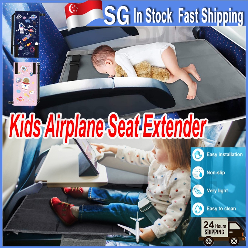 Local Seller Kids Airplane Seat Extender Portable Toddler Airplane Bed Flight Bed For Kids Shopee Singapore