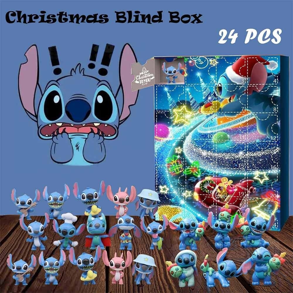 Disney Stitch Advent Calendar Contains 24 Christmas Countdown Calendar