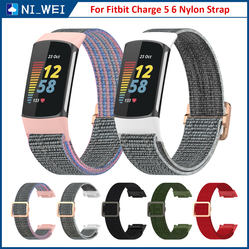 Nylon Strap For Fitbit Charge 5 Watch Band Soft Breathable Sport Bracelet  Loop Wristbands For Fit Bit Charge5 Correa Accesorios