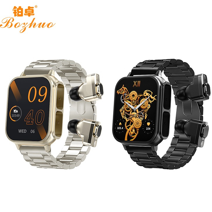 New 2025 Smart Watch with Bluetooth Earphone Smartwatch Men with Earbuds  Sport Waterproof Smart Watch Headphones Air buds