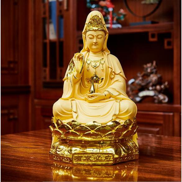 Guanyin Buddha worship living room fortune ornament Avalokitesvara ...