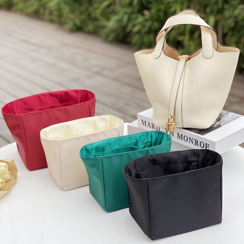 Purse organizer for bucket on sale bag