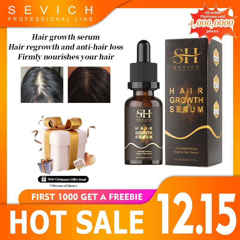 Sevich Ginger Hair Growth Serum Anti Hair Loss Essence 20ml Shopee Singapore