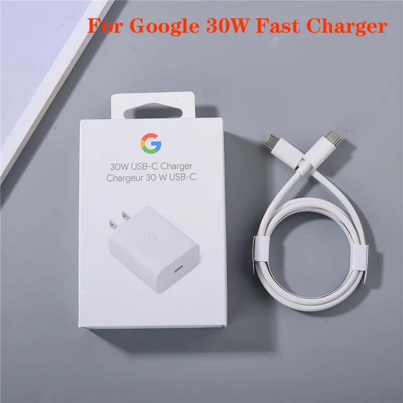 Original Google 30W USBC Charger For Pixel 8 7 6 Pro 6A PD Fast Wall Charging Adapter