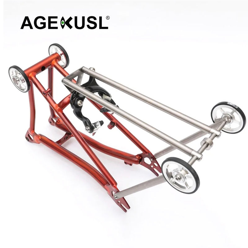 Agekusl Bicycle Rear Rack Tc Titanium Alloy Rear Rack Bike Rear Rack