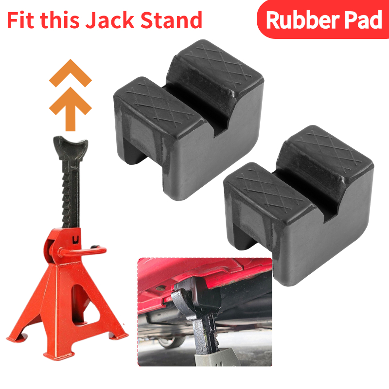 Universal Jack Pad Anti-Slip Floor Slotted Car Lift Jack Stand Rubber ...