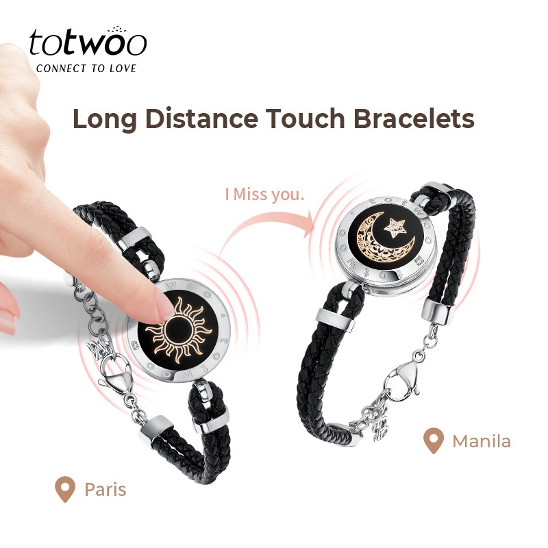 Relationship hot sale bracelets touch