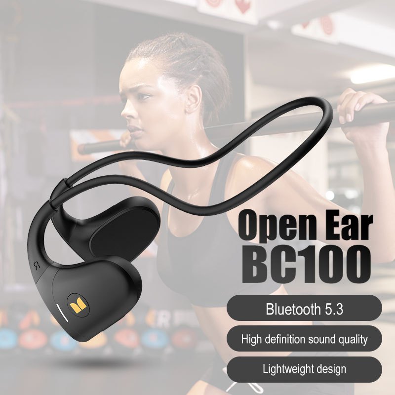 Monster Open Ear BC100 - Bluetooth 5.3 - IPX5 - Color negro