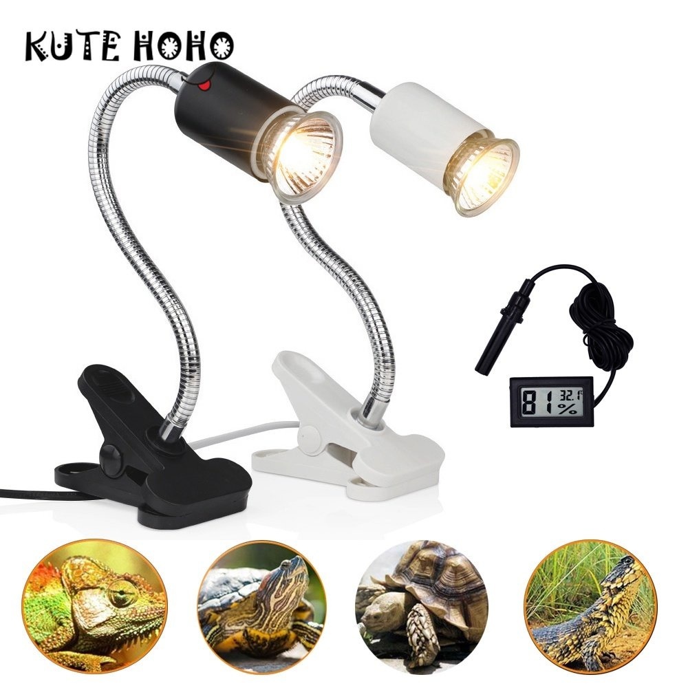 【SG STOCK】25W UVA+UVB Reptile Lamp Kit with White Clipon Ceramic