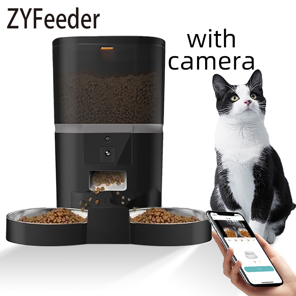 4L Large Capacity Automatic Cat Feeder Smart Pet Feeder For Cats Dogs ...