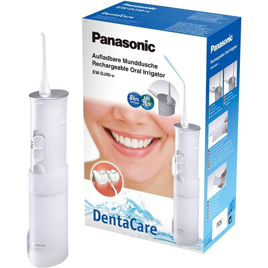 Panasonic Portable Water Flosser, 2Speed BatteryOperated Oral Irrigator with Collapsible