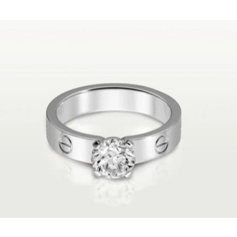 Cartier love engagement hot sale ring price