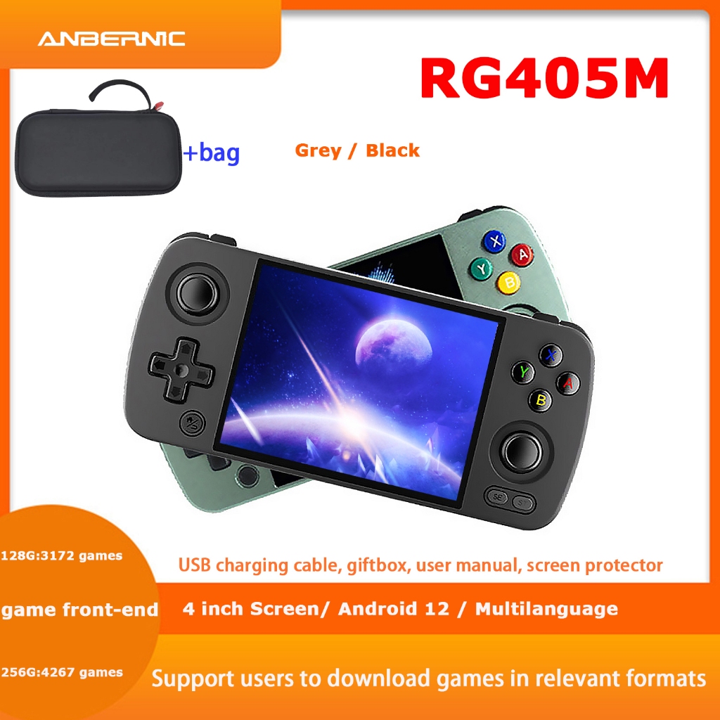 New Anbernic RG405M Android 12 System Portable 4 Inch IPS Touch