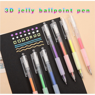 3D Three-dimensional Jelly Pen Color Gel Pen Student Cute Pen DIY