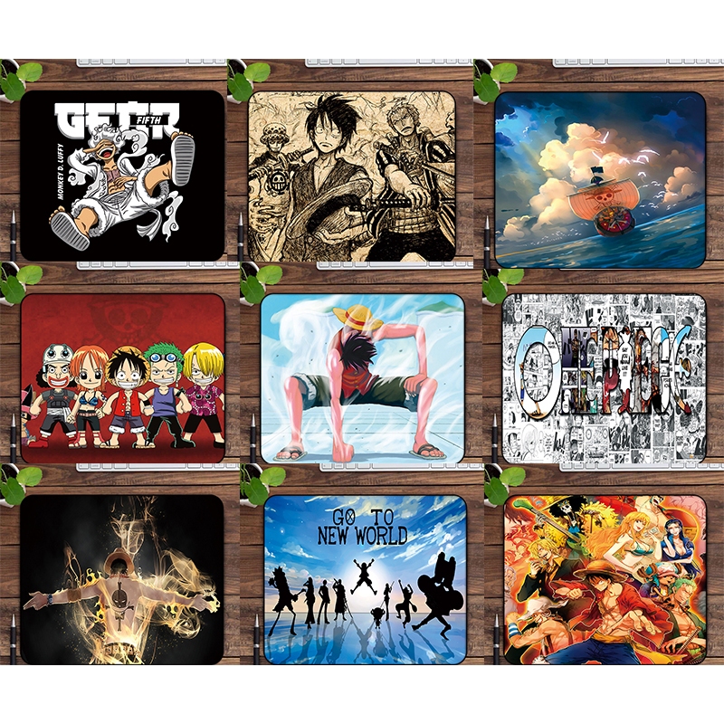 New One-Pieces Mouse Pad Anime Gaming Mousepad Gamer Accessories Luffy ...