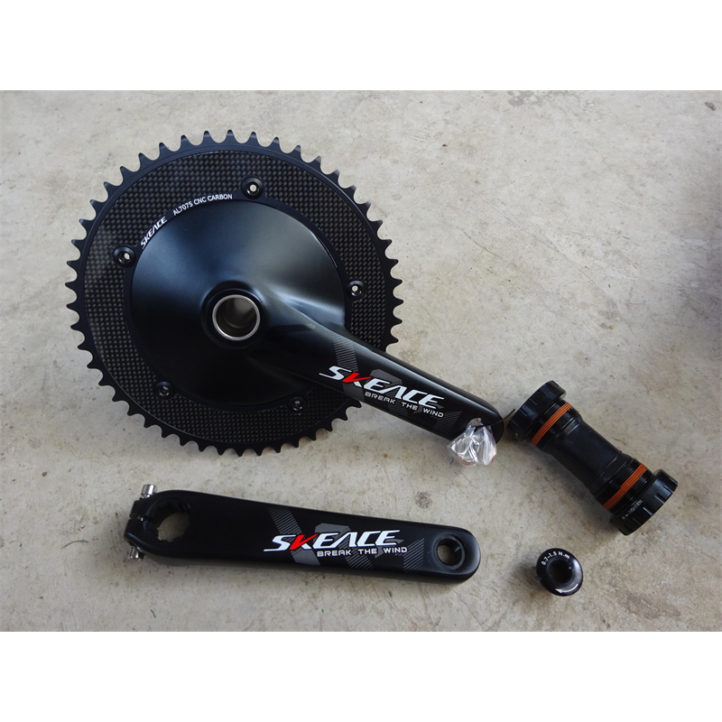 SKEACE Break The Wind Alumniun Alloy Carbon Crankset Fixed Gear