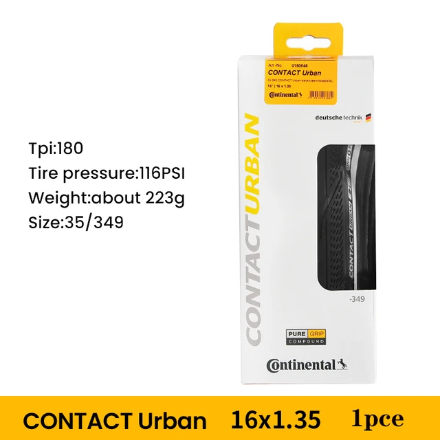 Continental ContactUrban 20インチ1.25 2本セット Continental Contact Urban Tire 20 Inch 20X1.25 / 1.6 / 2.0