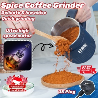 Portable Electric Coffee Bean Grinder Mill Kitchen Tool Herbs Salt Pepper  Spices Nuts Grains Mini Medicine Flour Powder Crusher