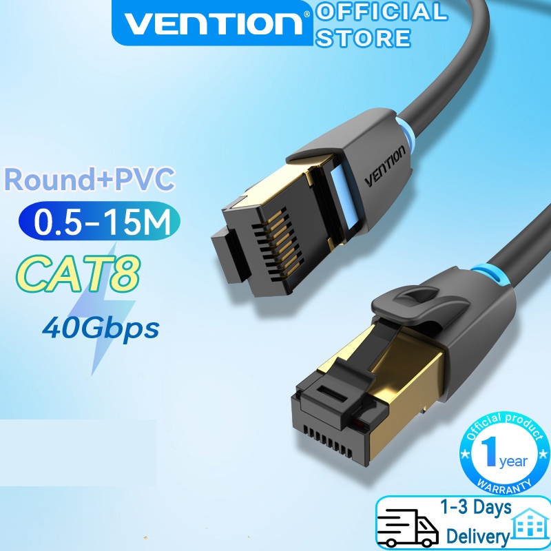 Vention Cat 8 Cable 40Gbps RJ45 Cable High Speed CAT8 SFTP Lan