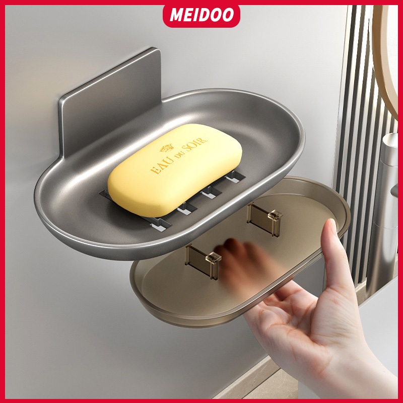 [SG Stock]MEIDOO Bathroom Shower Soap Dish, Restroom Soap Holder, Wall ...