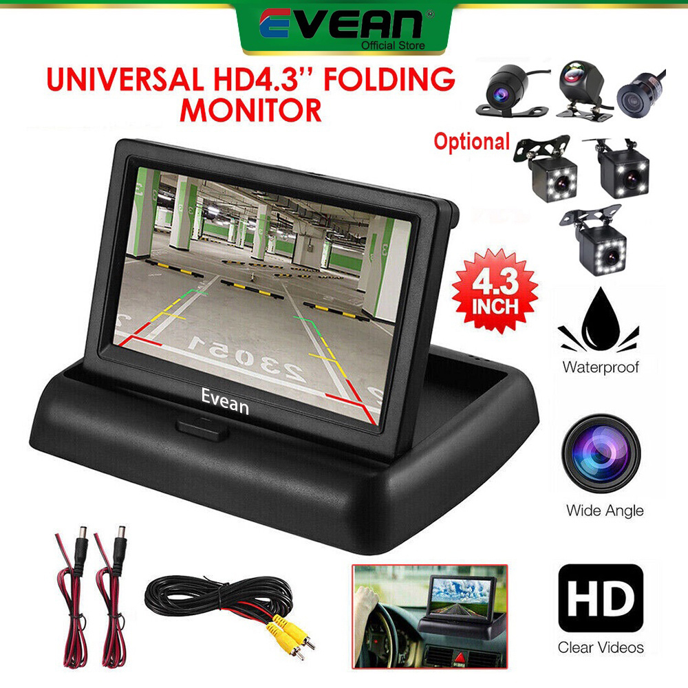 Evean Foldable Car Monitor 4.3