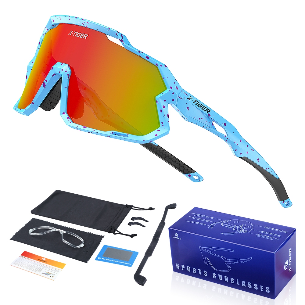 X TIGER Cycling Sunglasses Suitable For Children Aged 8 14 Years Girls Boys Glasses Outdoor Sun Glasses Classic Kids