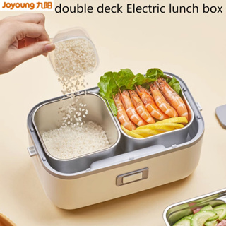 One-person bento box-sized rice cooker gets double-decker version