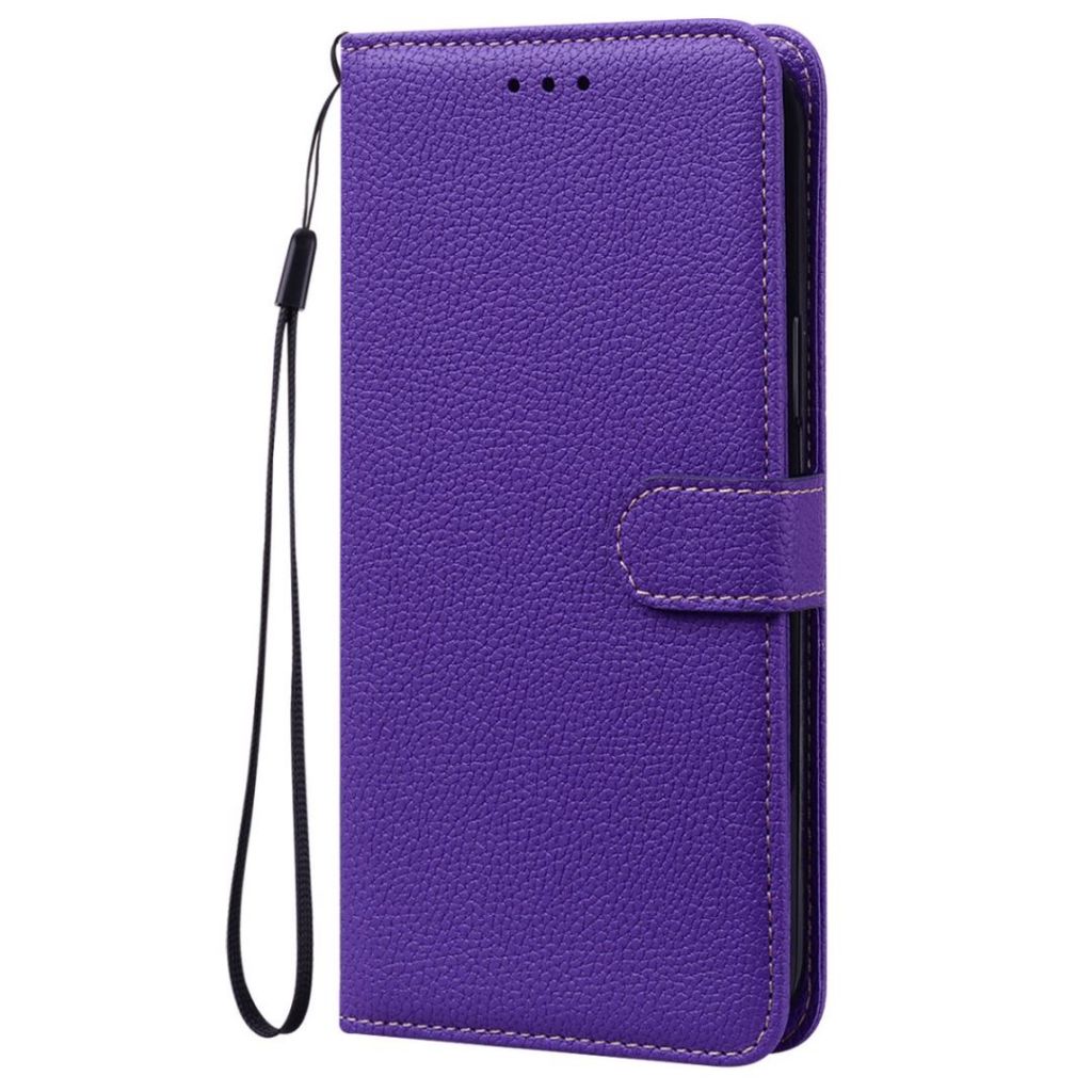 Case for iPhone 14 13 12 11 Pro Max Soft Flip Lychee Leather Phone Case ...