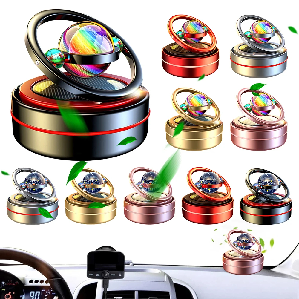 Mini Portable Kinetic Molecular Heater Auto Rotating Solar Car Air ...