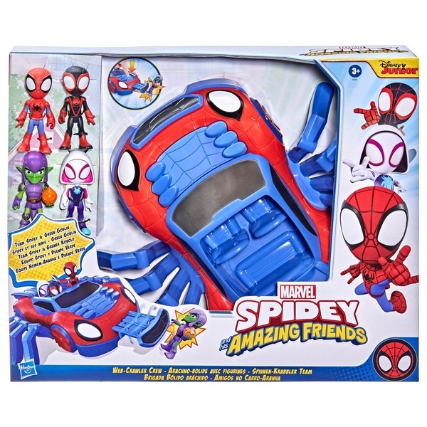 Marvel's Spidey and His Amazing Friends Web-Crawler Crew & Vehicle ...