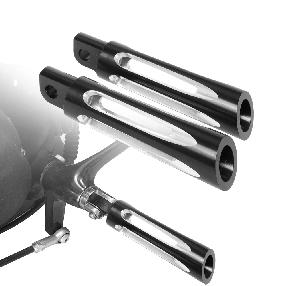 Pair Footrest Foot Pegs Fits for Harley Sportster Touring Dyna Softail