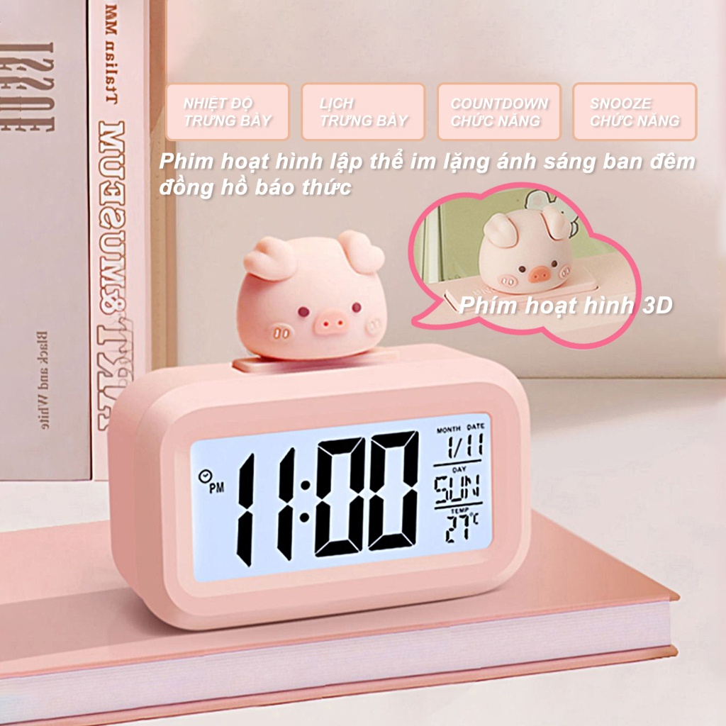 【IN STOCK Fast delivery】Multifunctional backlight LED digital alarm ...