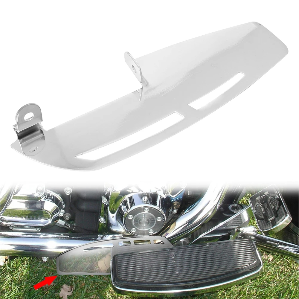 Motorcycle Driver Floorboard Rider Footboard Heel Guard For Harley