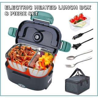 2L Smart Electric Lunch Box Heating Lunch Box Portable Steam Cook Pot  Constant Temperature Heating Food Heater Office 220V