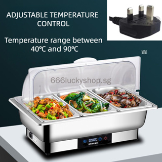 26cm Stainless Steel Catering Chafer Chafing Dish Set Buffet Party Food  Warmer