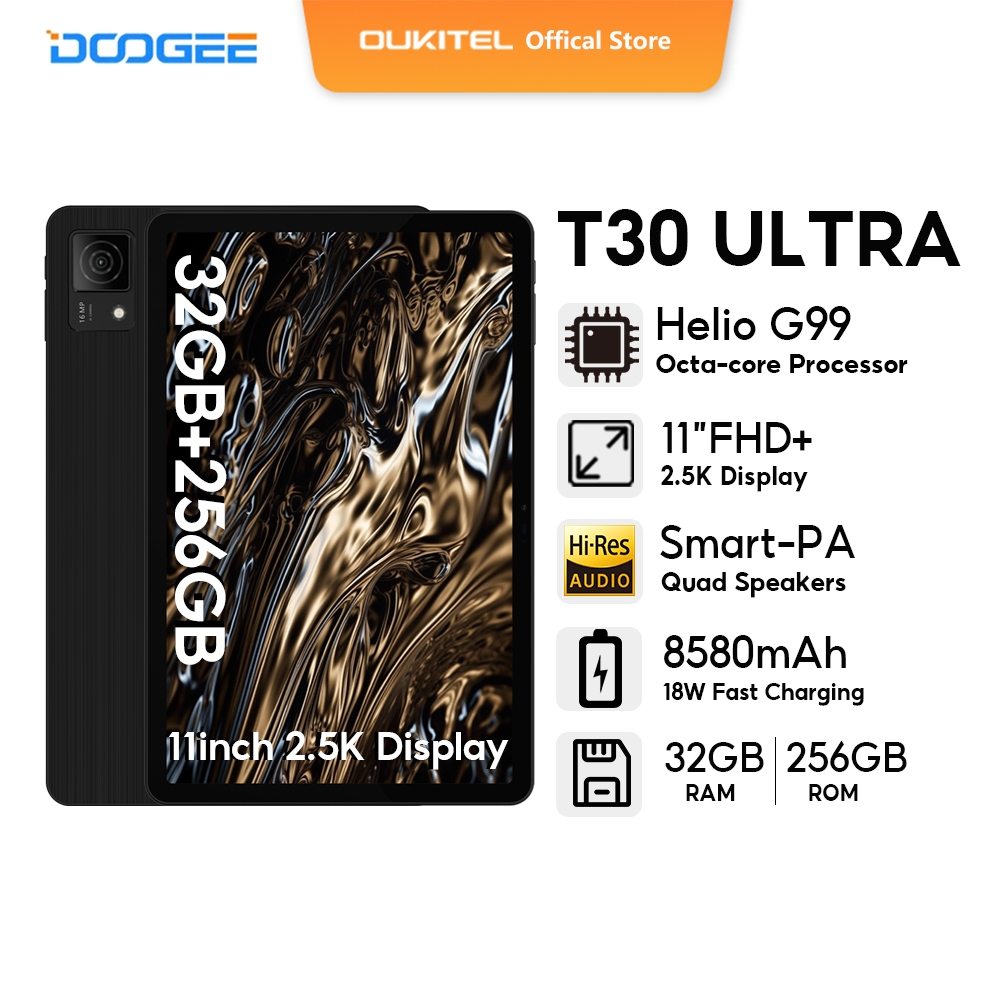 Doogee T30 Pro G99 11'' 2.5k 8+256gb 8580mah Android 13