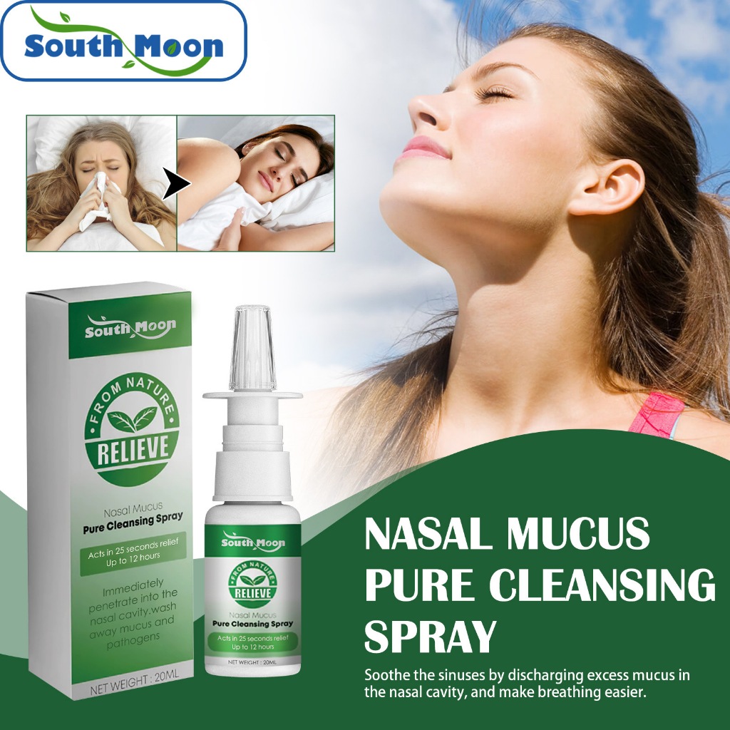 South Moon Nasal Mucus Pure Cleansing Spray 20ml Allergic Rhinitis
