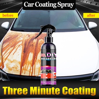 150ml Sopami Car Coating Spray Oil Film Emulsion Glass Cleaner With Sponge  Brush 3-in-1 High Protection Quick Coat Spray