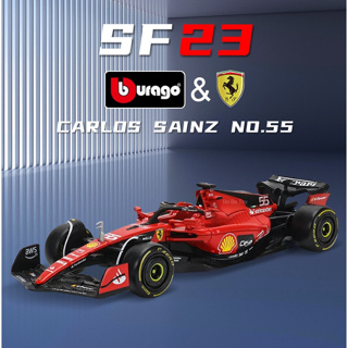 Premium Bburago 1:43 75th Anniversary MONZA 2022 F1 Scuderia Ferrari F1-75  #16 Leclerc #55 Sainz