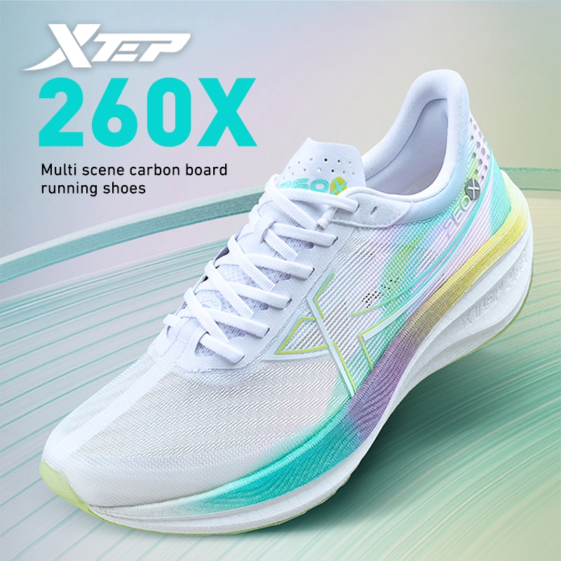 XTEP 260X Running Shoes Rebound over 85 Race Training Carbon Plate Marathon Running Shoe For Women